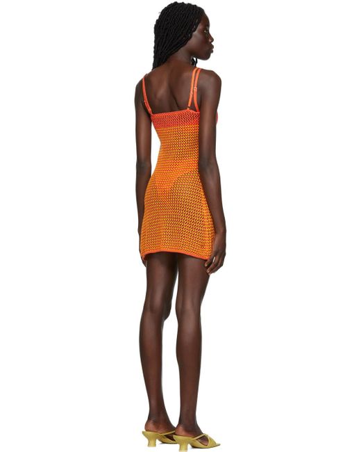 GUIZIO Ssense限定 オレンジ キャミソール Orange