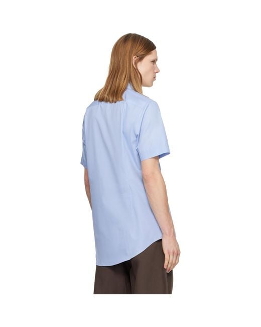 Vivienne Westwood Blue Classic Short Sleeve Shirt for men