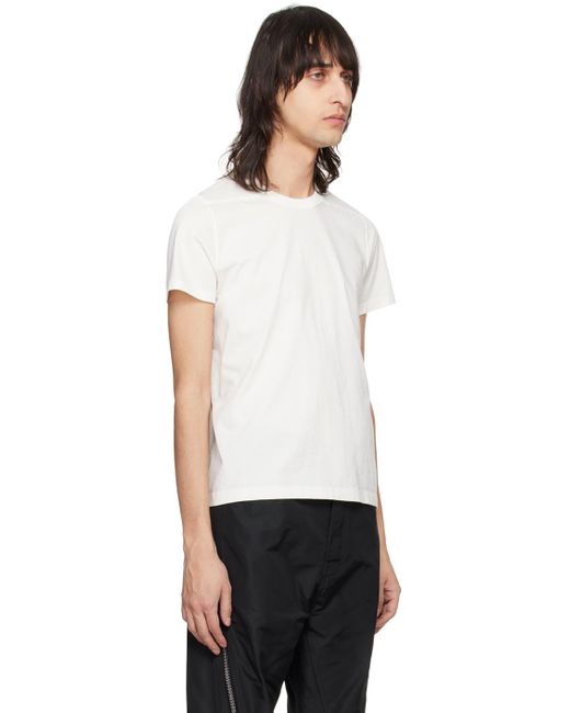 Rick Owens Black Off-white Level T-shirt for men