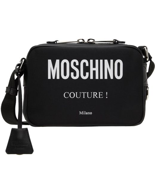 Sac ' couture' noir Moschino pour homme en coloris Black