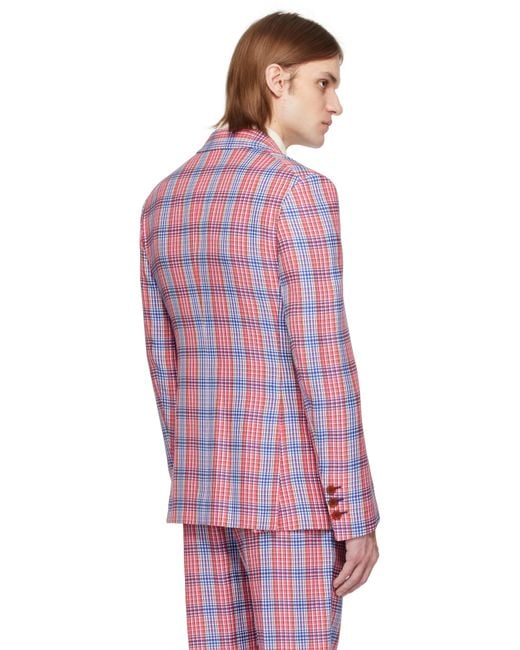 Vivienne Westwood Pink One Button Blazer for men