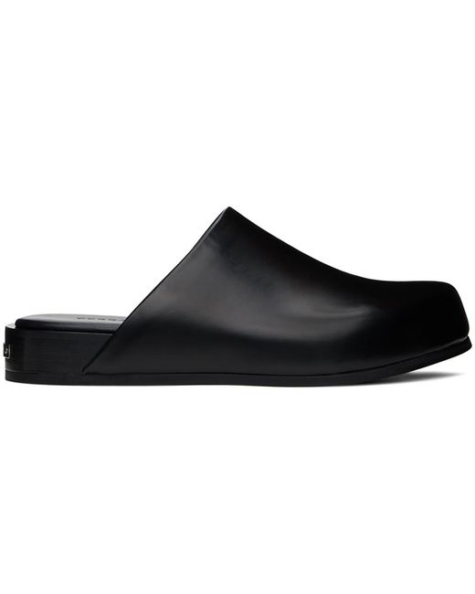 Ferragamo Black Plaque Loafers for men