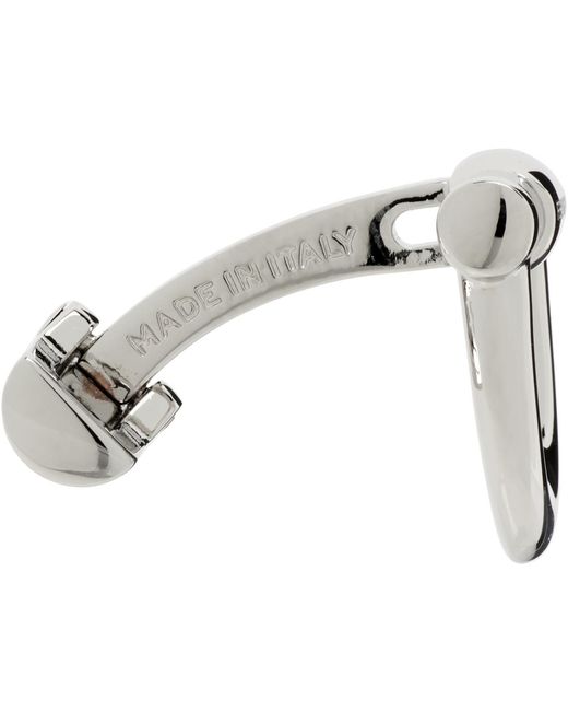 Ferragamo Black Gancini Cufflinks for men