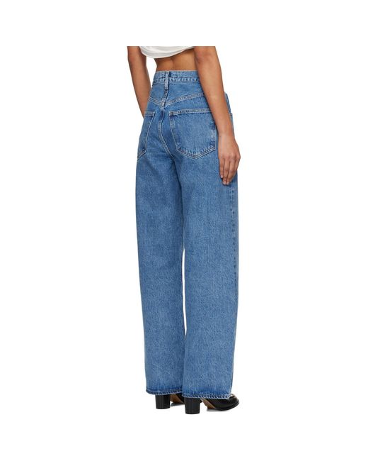 Agolde Blue Low Curve Jeans
