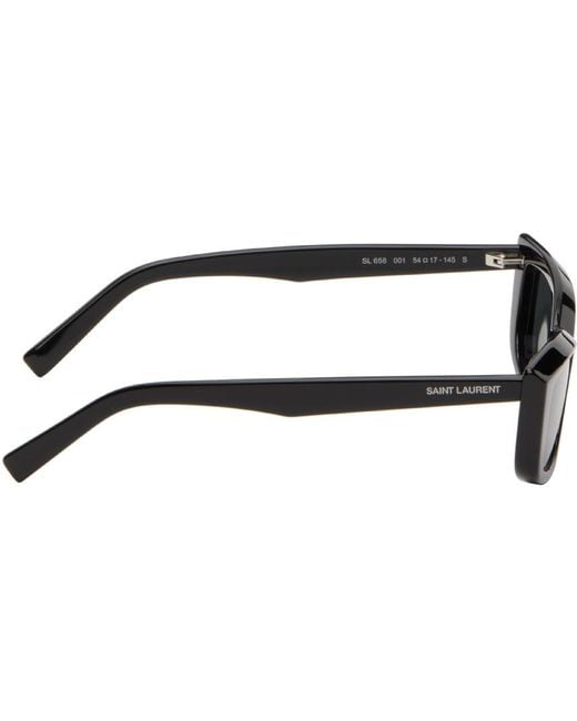 Saint Laurent Black Sl 658 New Wave Sunglasses