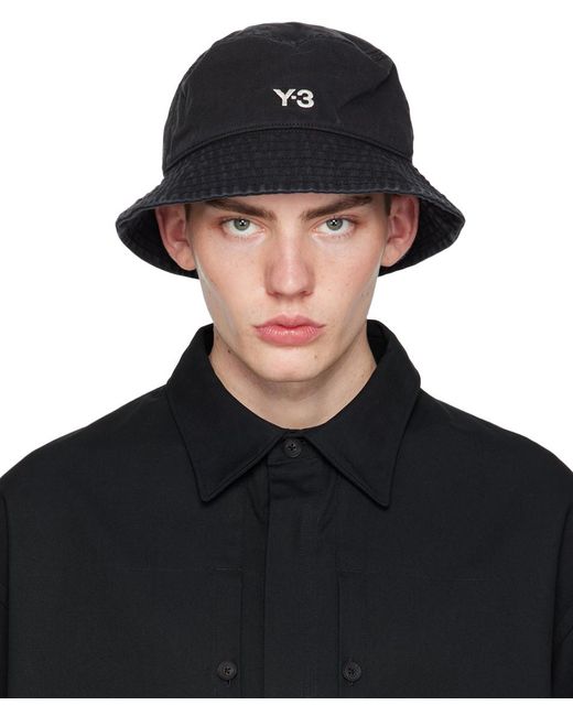 Chapeau bob noir en denim Y-3 pour homme en coloris Black