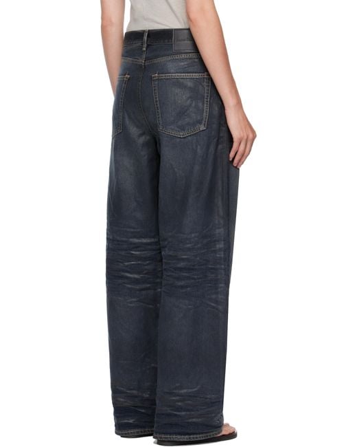 Acne Black Loose Fit 1981 Jeans