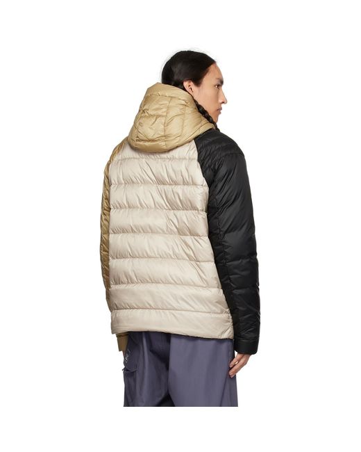 Canada Goose Black Beige Legacy Reversible Down Jacket for men