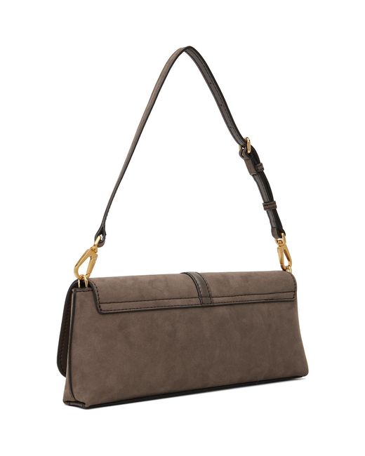 Stella McCartney Brown Taupe Ryder Pochette Shoulder Bag