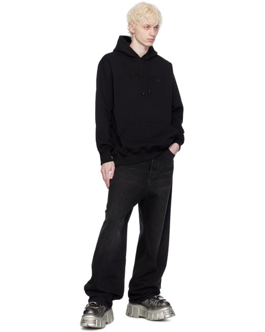 Jean ample noir VTMNTS pour homme en coloris Black