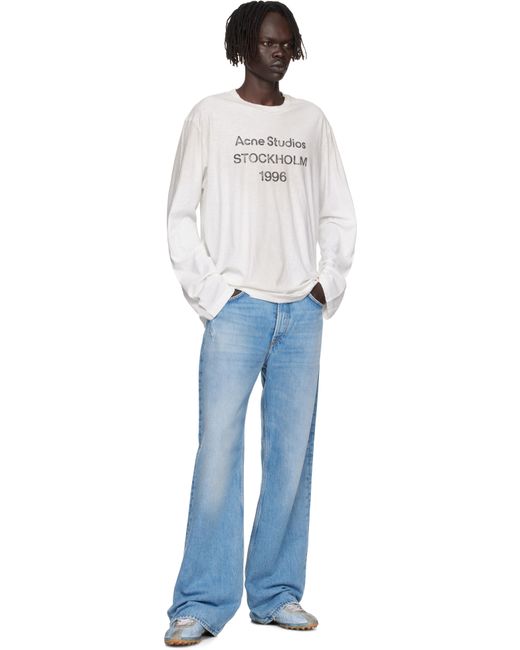Acne Blue Regular Fit 2021M Jeans for men