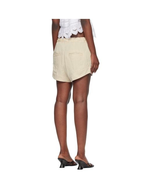 Isabel Marant Natural Off- Birva Shorts