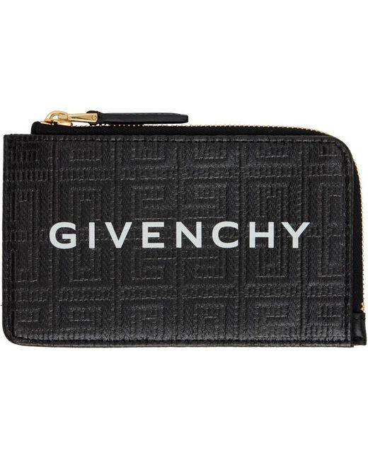 Givenchy Black G Cut Card Holder Lyst