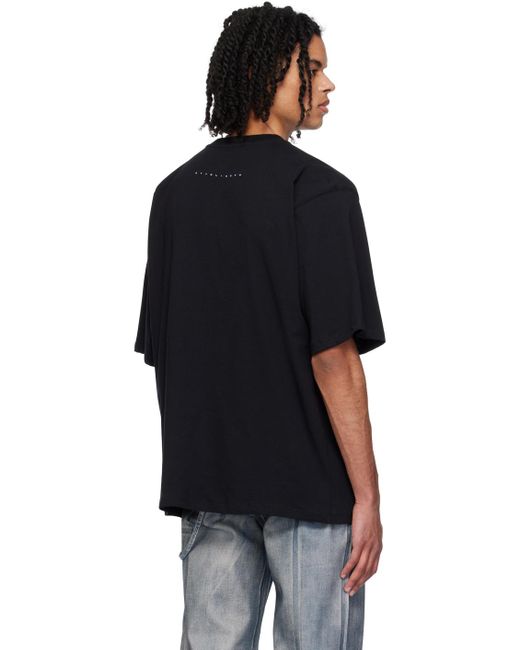OTTOLINGER Black Oversized T-Shirt for men