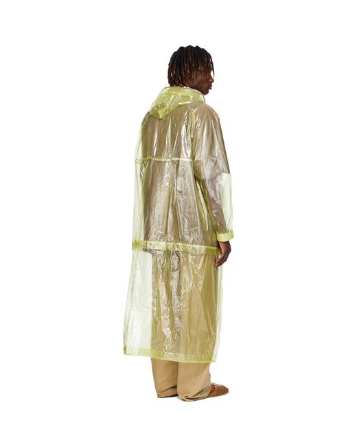Dries Van Noten Multicolor Sheer Taffeta Coat for men