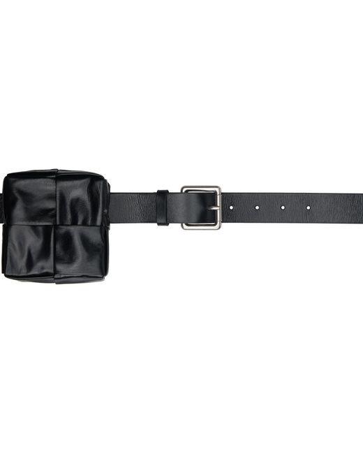 Bottega Veneta Black Cassette Belt for men