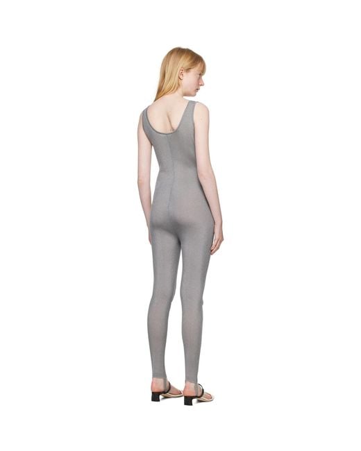 RECTO. Black Stirrup Bodysuit