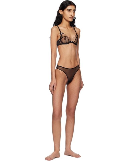 Agent Provocateur Black Lorna Bra