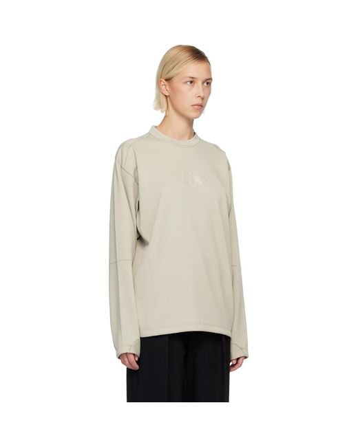 MM6 by Maison Margiela Black Salomon Edition Jersey Long-Sleeved Sweater