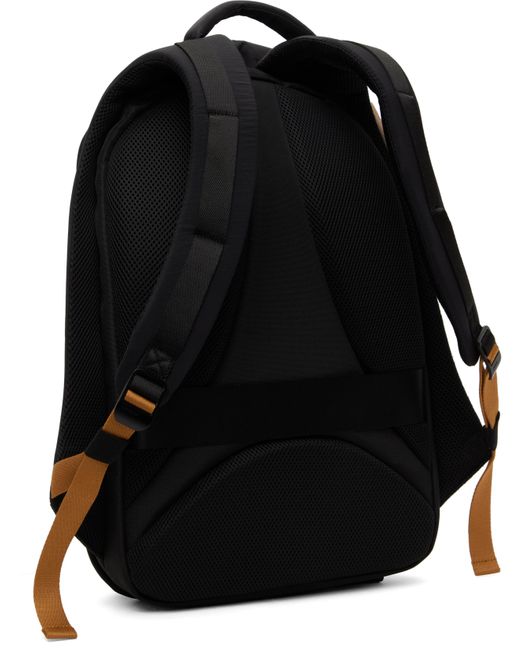 Côte&Ciel Isar M Smooth Colour Accent Backpack in Black for Men