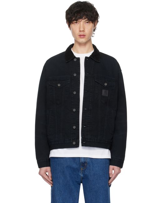 Carhartt Dayton Trucker Jacket in Black for Men | Lyst