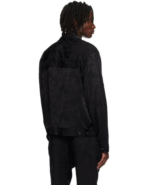 Song For The Mute Black Worker Jacket for men