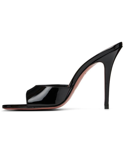 AMINA MUADDI Black Elodie Slipper 105 Heeled Sandals