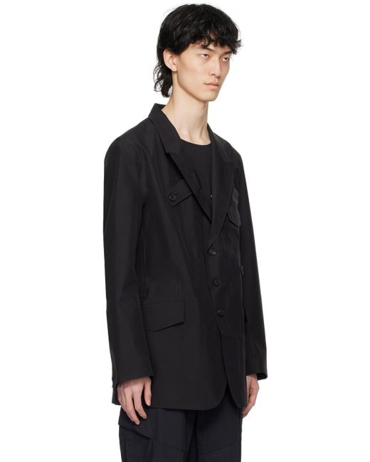 Veston noir à double boutonnage - atelier Y-3 pour homme en coloris Black