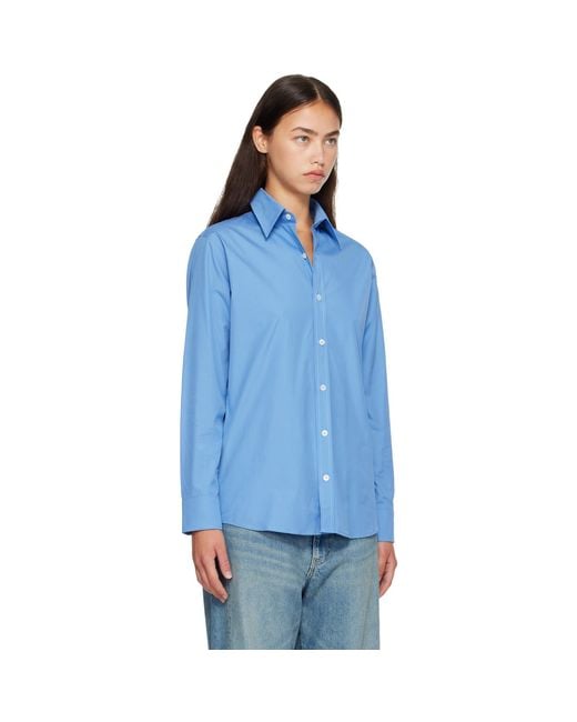 A.P.C. Blue Kayla Shirt