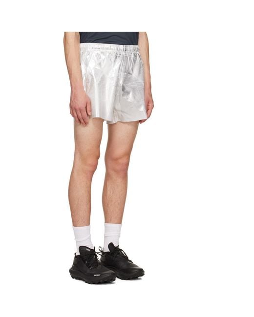 Satisfy White Peaceshell Unlined Shorts for men