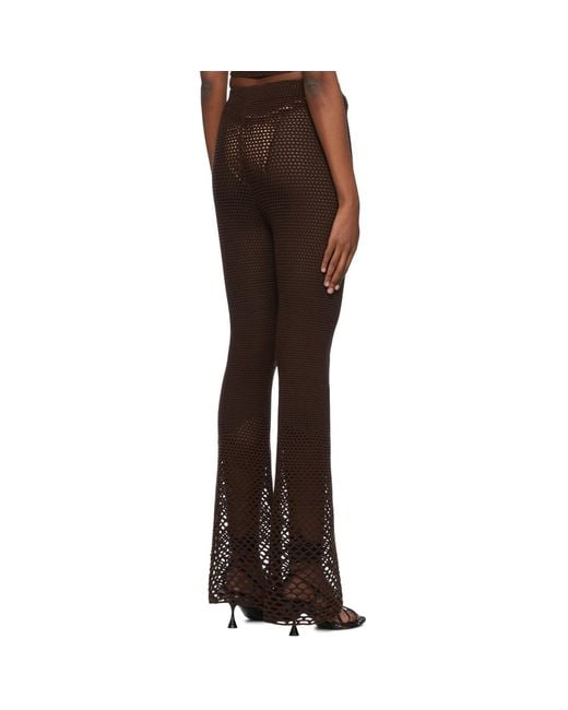 Isa Boulder Black Acrylic Lounge Pants