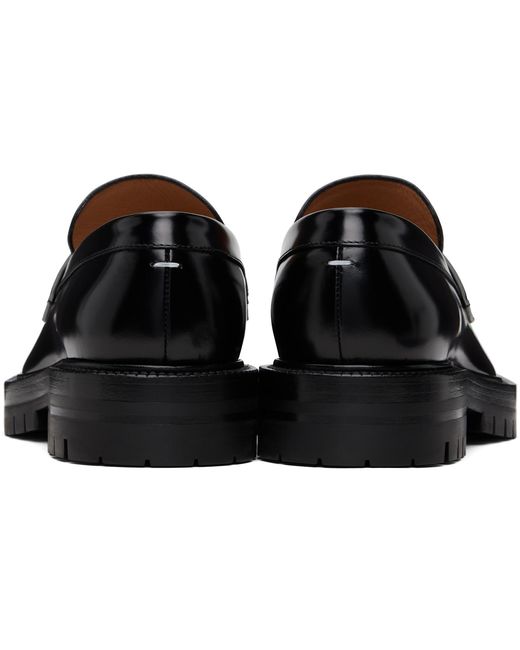 Maison Margiela Black Tabi Loafers for men