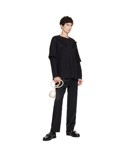 Simone Rocha Natural Off- Pearl Egg Bag for men