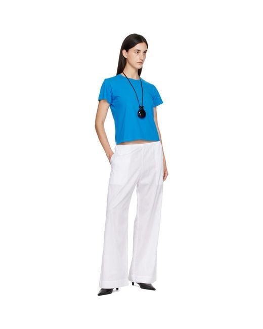 Leset Blue Yoko Pocket Trousers