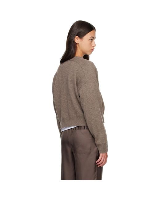 Loulou de Saison Brown Anzor Lds Sweater