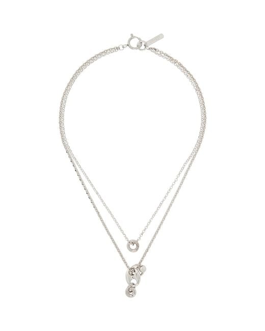 Justine Clenquet Metallic Isaac Necklace for men