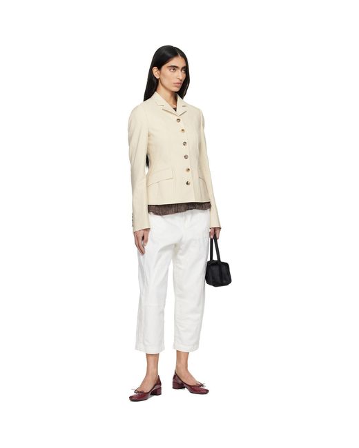 Undercover White Up1F1503- Jeans