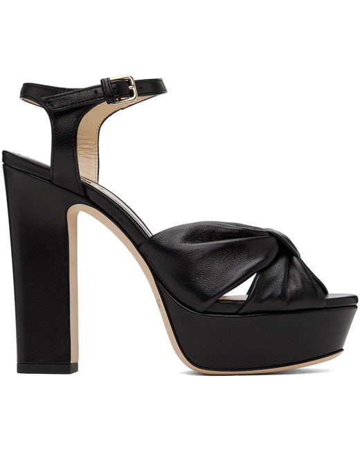 Sandales À Talon Bottier Heloise 120 Noires Jimmy Choo en coloris Black