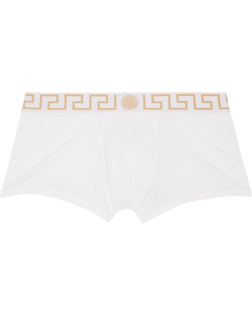 Versace Gray Three-Pack & Cotton-Jersey Boxer Briefs for men