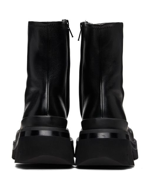 Khaite Black Fallon Boots