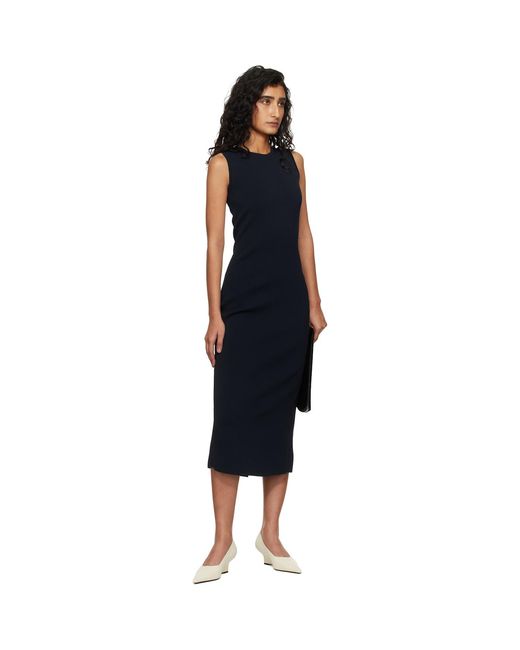 Max Mara Black Mxpangus Knitted Maxi Dress