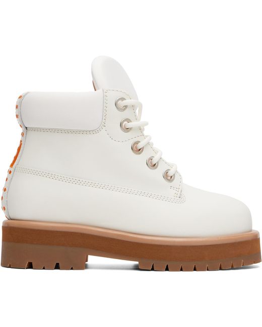 Bottes Strada Blanches PDF pour homme en coloris White