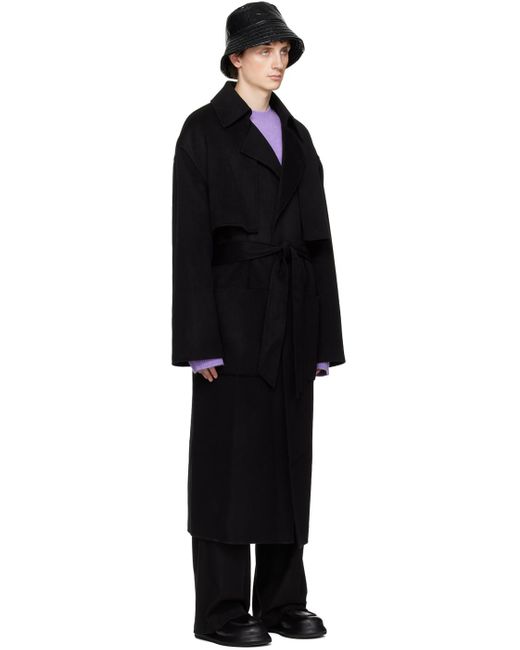 Nanushka Black Kenno Coat for men