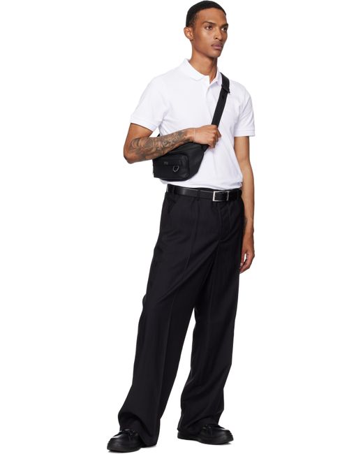 Boss Black Logo Trim Belt Bag for men