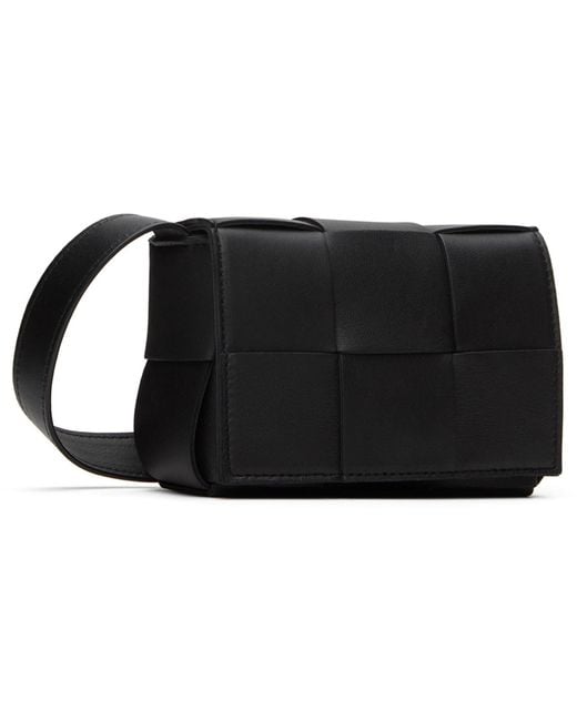 Bottega Veneta Black Cassette Shoulder Bag