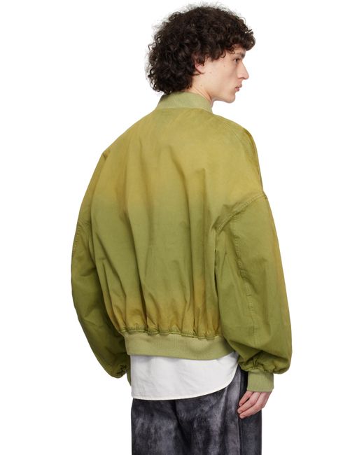 Blouson Aviateur Décontracté Vert En Coton J.W. Anderson pour homme en coloris Green