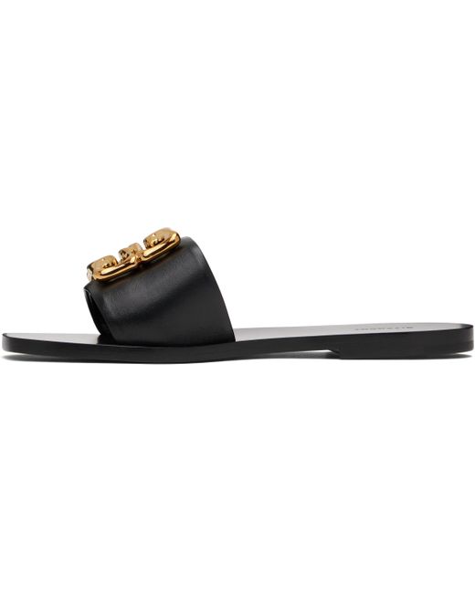 Givenchy ブラック 4G フラットサンダル Black