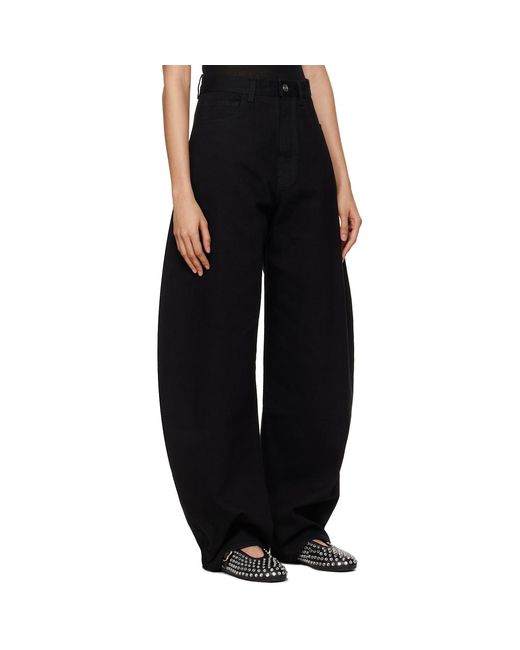 Alaïa Black Round Jeans
