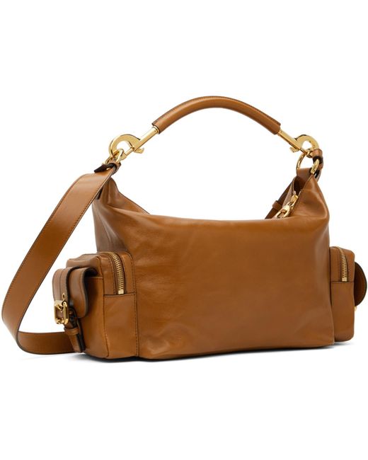 Chloé Brown Tan Large Camera Bag