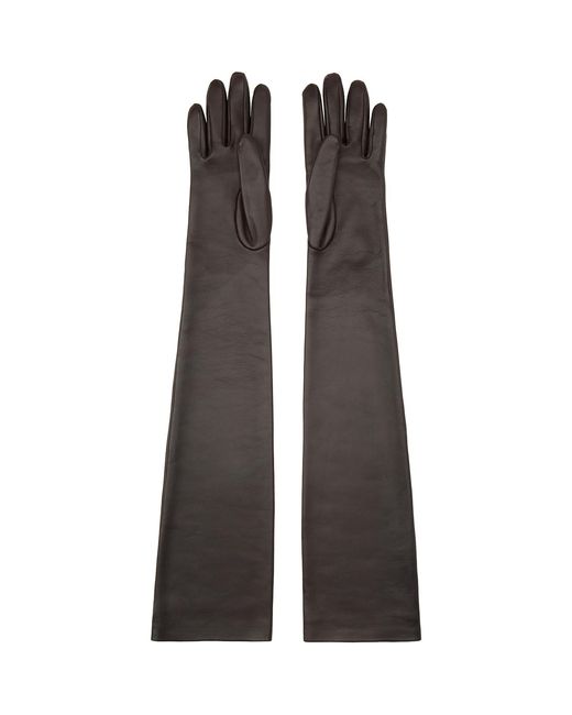 The Row Black Simon Gloves